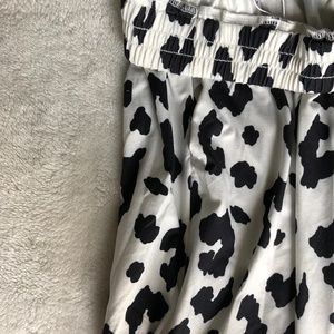 Soft high waisted cow print pants!